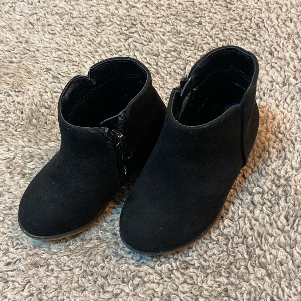 Cat & Jack | Baby Toddler Black Booties | Size Toddler 5